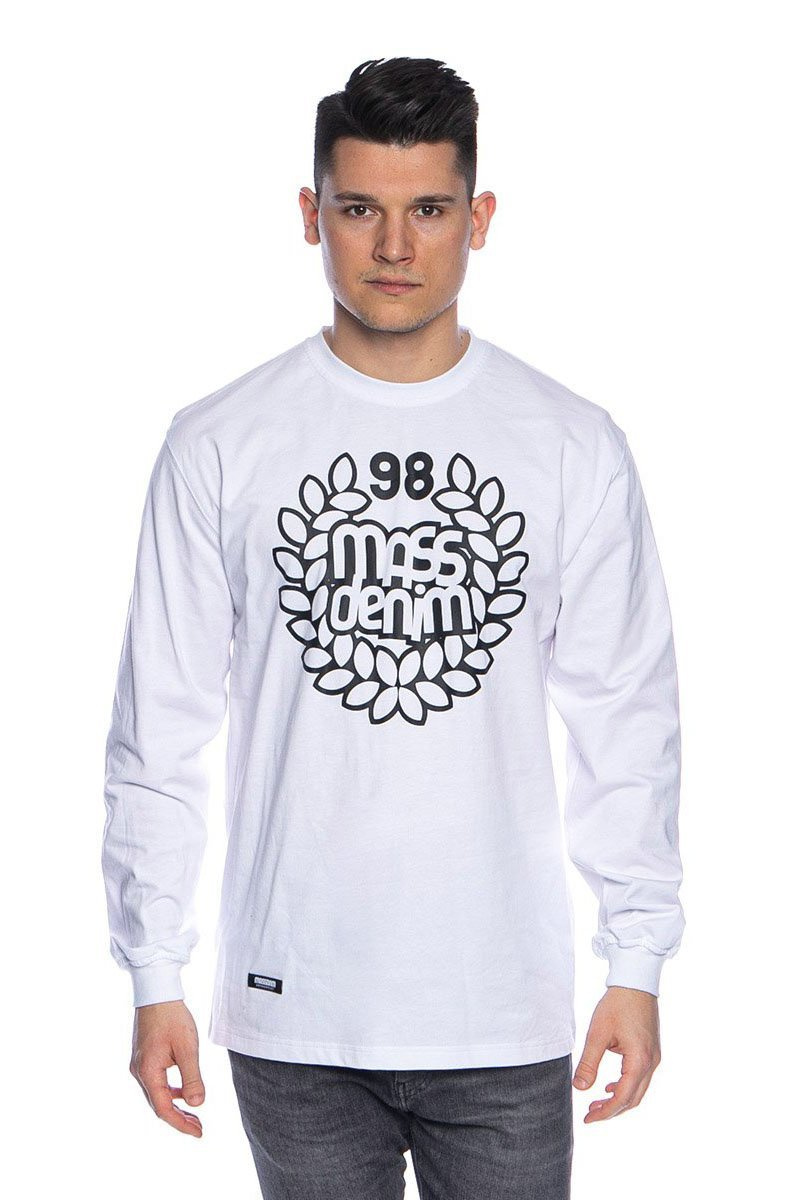 Koszulka Longsleeve Mass Denim Base biała