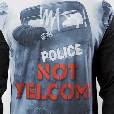 Mass DNM koszulka Not Welcome Longsleeve - multicolor