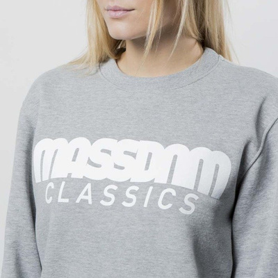 Mass DNM damska bluza Sweatshirt Crewneck Classics WMNS - light heather grey