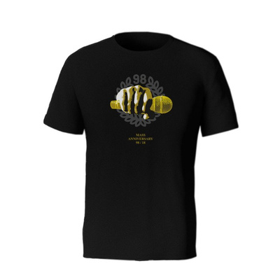 Mass DNM koszulka Golden Mic T-shirt black - 20TH ANNIVERSARY 