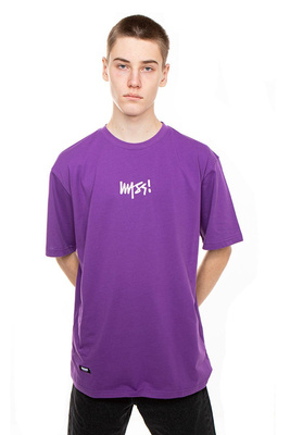 Mass DNM koszulka Signature Small Logo T-shirt - fioletowa