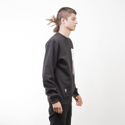 Mass Denim bluza sweatshirt Pocket Cover crewneck black