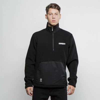Mass DNM bluza Half Zip Tracktop Polar Fleece Play Off black 