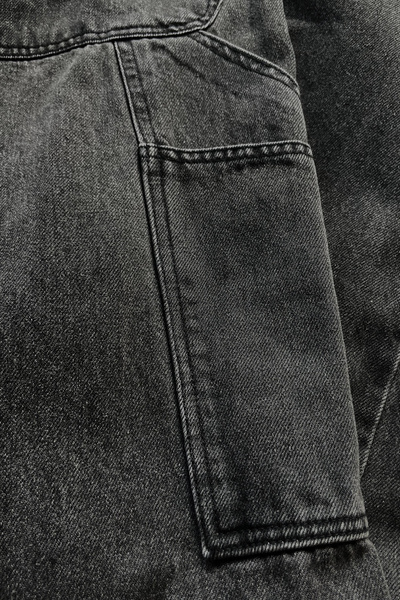 Mass DNM spodnie Wall Jeans Extra baggy Fit - czarne