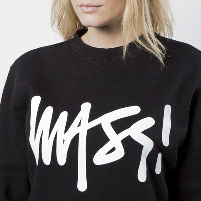 Mass DNM damska bluza Sweatshirt Crewneck Signature WMNS - black