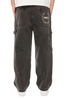 Mass DNM spodnie Crown Jeans Extra baggy Fit - czarne