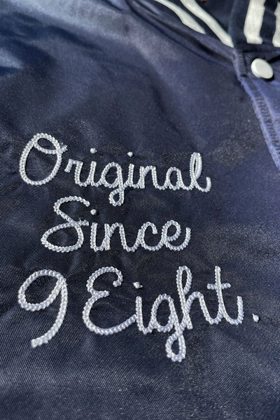 Mass DNM kurtka zimowa Elementary Satin Jacket - granatowa