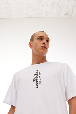 Mass DNM koszulka Stay Classic T-shirt - biała