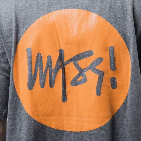 Mass Denim t-shirt koszulka Pocket Signature dark heather grey