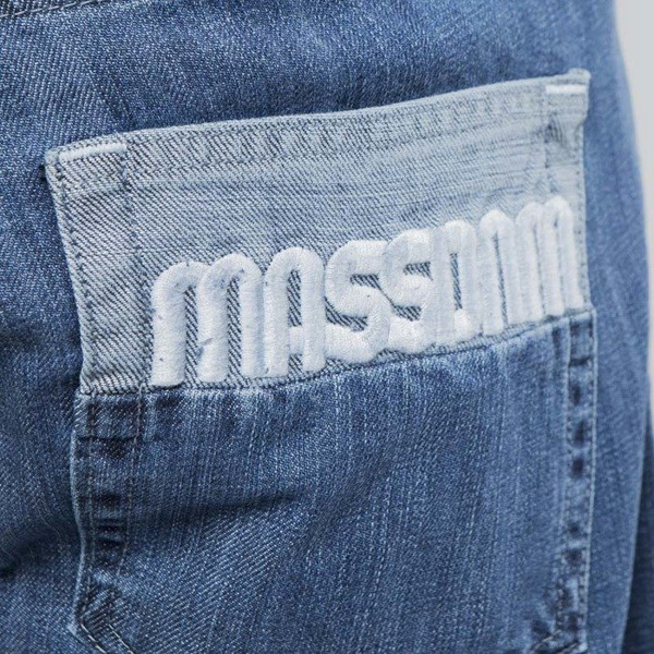 Mass DNM spodnie Demo Jeans Regular Fit - blue