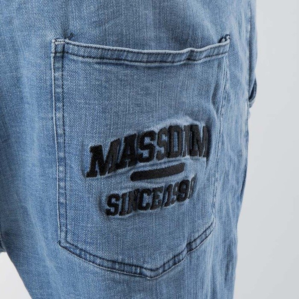 Mass DNM spodnie Joggers Jeans Sneaker Fit Campus - light blue