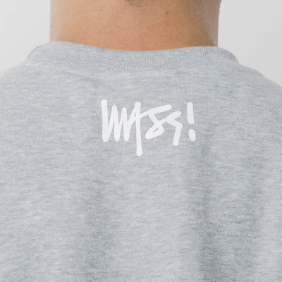 Bluza Mass Denim Sweatshirt Crewneck Signature - light heather grey
