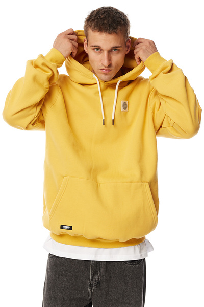 Mass DNM bluza Sweatshirt Patch Hoody żółta