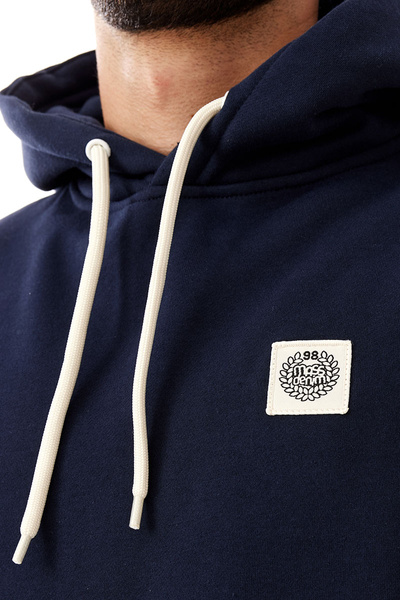 Mass DNM bluza Sweatshirt Patch Hoody - granatowa