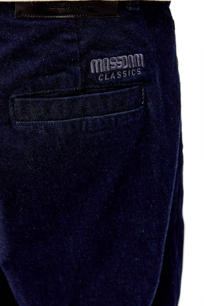 Mass DNM spodnie Jeans Casual Baggy Fit - granatowe