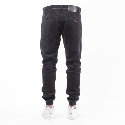 Mass Denim spodnie jogger chino Classics Corduroy sneaker fit black