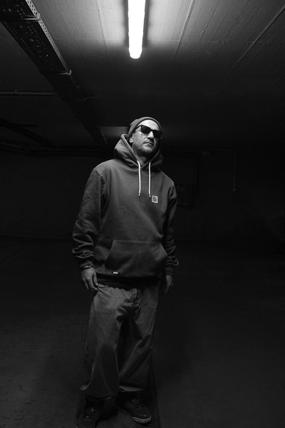 Mass DNM bluza Sweatshirt Patch Hoody - granatowa