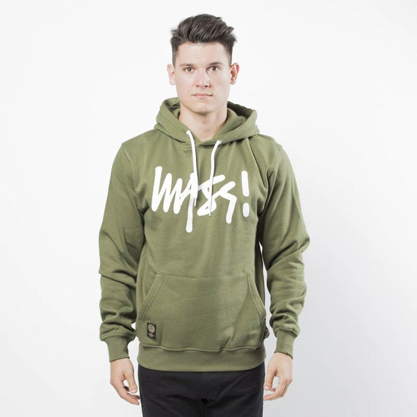 Mass DNM bluza Sweatshirt Hoody Signature - khaki