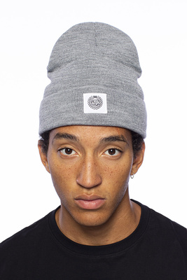 Mass DNM czapka zimowa Patch Beanie - szara