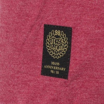 Mass DNM koszulka damska Longsleeve Hoody Signature WMNS - heather claret