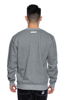 Mass DNM bluza Sweatshirt Crewneck Classics Small Logo - jasnoszara