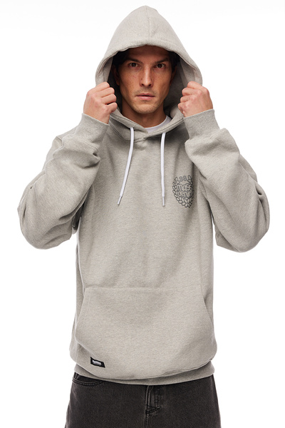 Mass DNM bluza Sweatshirt Base Back Hoody - szara