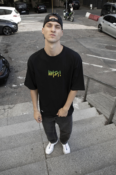 Mass Denim Koszulka Viral T-shirt czarna