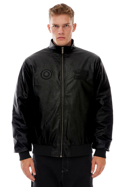 Mass DNM kurtka Jacket Athletic Leather - czarna