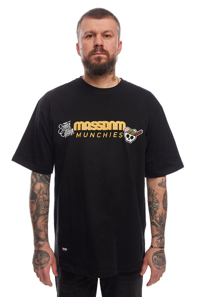 Mass DNM koszulka Munchies T-shirt - czarna