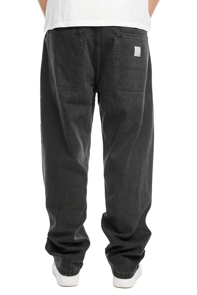 Mass DNM spodnie Jeans Craft Baggy Fit - sprane czarne