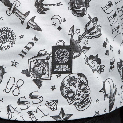 Mass Denim koszulka t-shirt Tattoo white SS 2017