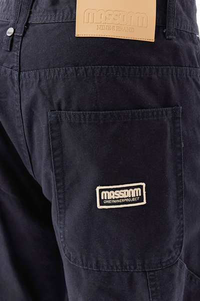 Mass DNM spodnie Pants Worker Extra Baggy Fit - granatowe