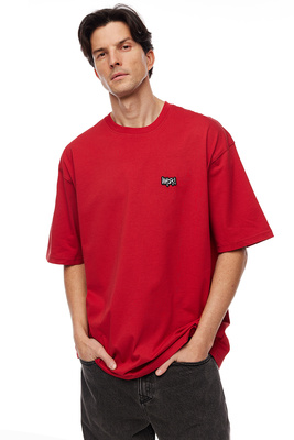 Koszulka Mass Denim Signature Patch T-shirt - czerwona