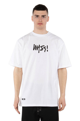 Mass DNM koszulka Signature Medium Logo T-shirt - biała