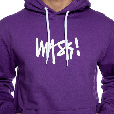 Mass DNM bluza Sweatshirt Signature Medium Logo Hoody - fioletowa