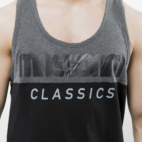 Koszulka Mass Denim Tank Top Classics Cut black / dark heather grey SS 2017