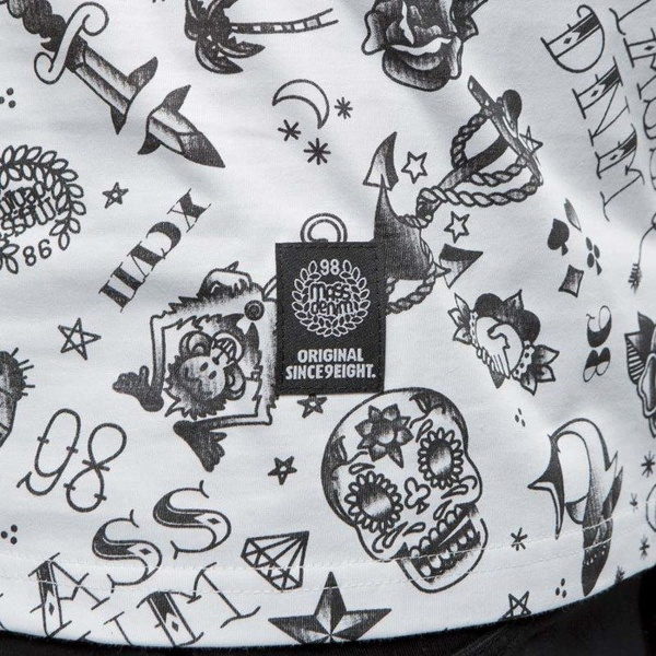 Mass Denim koszulka t-shirt Tattoo white SS 2017