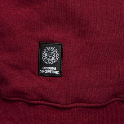 Mass DNM bluza Sweatshirt Crewneck Street Sign - claret