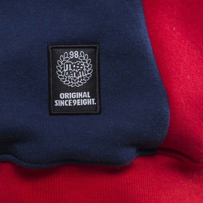 Mass Denim bluza hoody Sprint black / dark heather grey