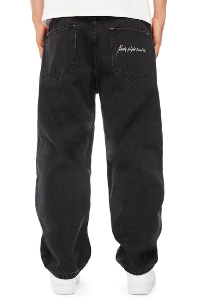 Mass DNM spodnie Authentic Jeans Extra baggy Fit - czarne