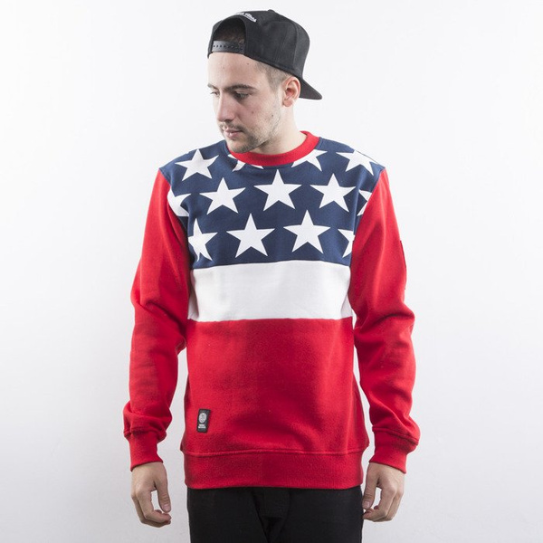 Mass Denim bluza Washington crewneck red