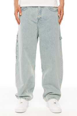 Mass DNM spodnie Crown Jeans Extra baggy Fit - jasnoniebieskie