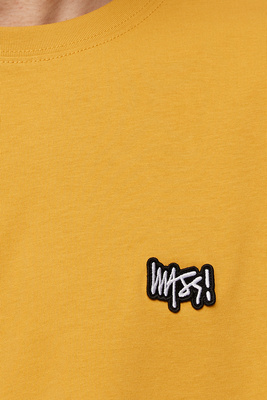 Koszulka Mass Denim Signature Patch T-shirt - żółta