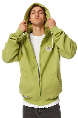 Mass DNM bluza Sweatshirt Patch Zip Hoody - oliwkowa