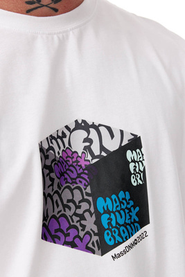 Mass DNM koszulka Cube T-shirt - biała