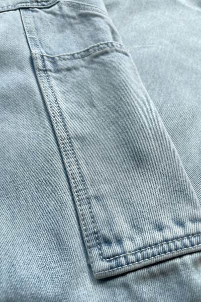 Mass DNM spodnie Crown Jeans Extra baggy Fit - jasnoniebieskie