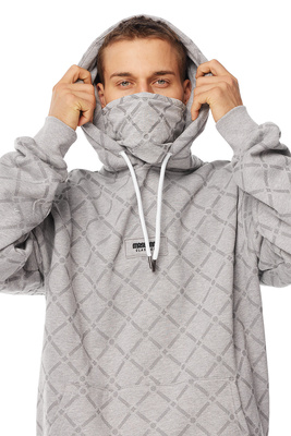 Mass DNM bluza Sweatshirt Monogram Hoody szara