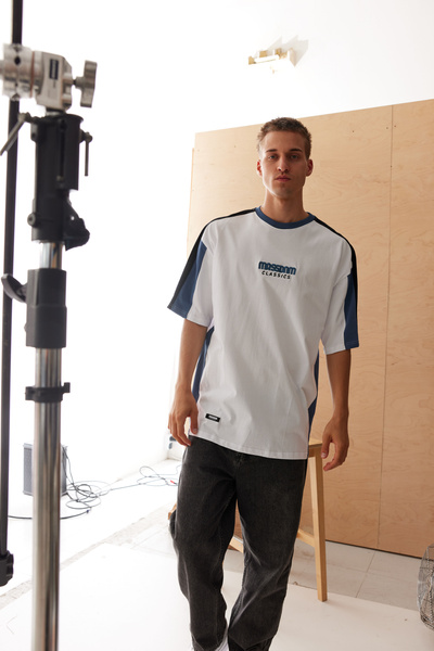 Mass Denim Koszulka Drift T-shirt biała