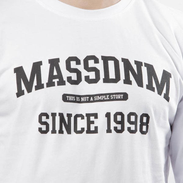 Mass DNM koszulka Campus Longsleeve - white