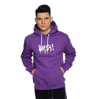 Mass DNM bluza Sweatshirt Signature Medium Logo Hoody - fioletowa